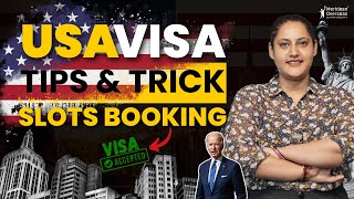 Expert Tips for Quick US Visa Slot Booking  USA visa Slots 2024 [upl. by Nwahsak]