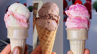 Let’s Make Ice Cream At Home With Only 3 Ingredients  3 Flavors Using 2 Easy Methods [upl. by Ariek]