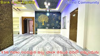 156 Sq Yards  Independent House For Sale  Ready To Move  New House For Sale in Hyderabad [upl. by Kathe]