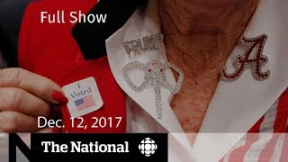 The National for Tuesday December 12 2017  Alabama election Trump Kent Hehr [upl. by Alehs]