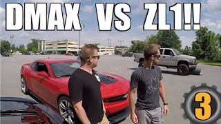 Duramax vs Camaro ZL1 Top Gear Style Challenge [upl. by Aip691]