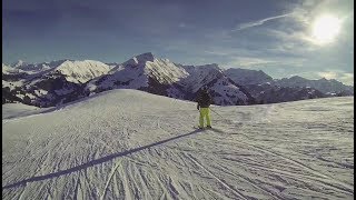 Ski in Zweisimmen  Gstaad Switzerland [upl. by Collie]