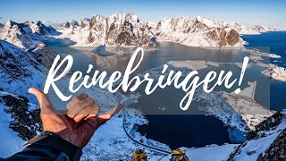 Most Dangerous hike with insane view in Norway Reinebringen Lofoten vlog [upl. by Darelle]