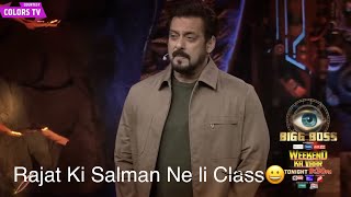 RAJAT DALAL KI BAJAI BEND SALMAN KHAN NE WEEKEND KE VAAR PAR [upl. by Nnazil]