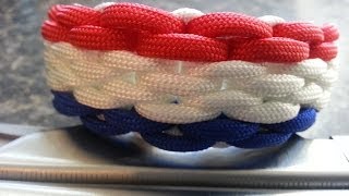 Learn to tie Chainmail Endless Falls Paracord Tutorial [upl. by Otsirave311]