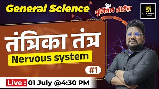 Nervous System  तंत्रिका तंत्र   General Science  Important Question  RAS Exam 2023 SK Sir [upl. by Ralyat]