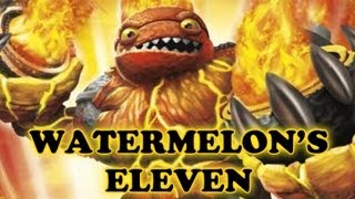 Skylanders Giants  Heroic Challenge  Watermelons Eleven  Hot Head Chllenge [upl. by Valeta335]