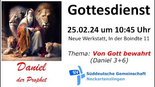 Gottesdienst Süddeutsche Gemeinschaft Neckartenzlingen [upl. by Greiner]