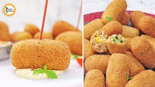 Creamy Chicken Cajun Croquettes Recipe By Food Fusion [upl. by Hambley]