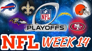 NFL UPDATED Week 14 Playoff Picture amp Scenarios Whos In [upl. by Krusche468]