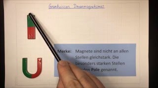 Magnete haben zwei Pole  Sachunterricht  Physik  Lehrerschmidt [upl. by Giamo]