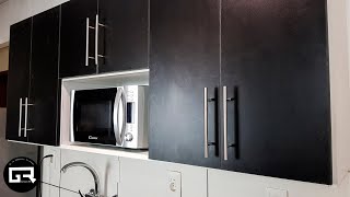 COMO HACER un MUEBLE de COCINA FACIL  KITCHEN CABINET MAKEOVER [upl. by Reinar]