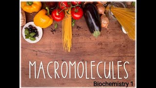 Bio 1 lec 3  Macromolecules carb amp proteins [upl. by Stilla]