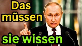 Putin macht eine knallharte Ansage an den Westen [upl. by Schiro169]