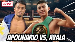 LATEST APOLINARIO VS AYALA  PINOY BAGONG WORLD CHAMPION [upl. by Orozco912]