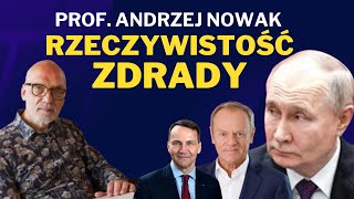 MOCNE Prof Andrzej Nowak ostro o polityce Tuska wobec Rosji Cała prawda fakty daty i cytaty [upl. by Bartel187]