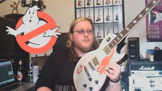 Budget Guitar 5 Rockburn Les Paul quotGhostbustersquot Tribute [upl. by Arraeic]