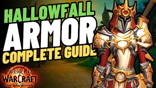 How to Get the Hallowfall Armor in World of Warcraft The War Within  Guide for All Armor Types [upl. by Irrab]