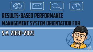 ResultsBased Performance Management System RPMS Orientation for SY 20202021 [upl. by Nabroc]