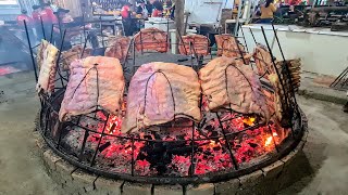 Churrasco brasileiro os bastidores de uma churrascaria especializada em COSTELÃO 12 horas [upl. by Tedda]