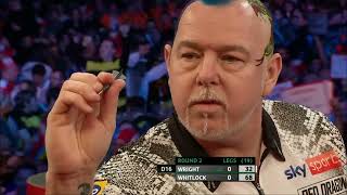 Peter Wright v Simon Whitlock  2022 The Masters  Round 2 [upl. by Alletse]