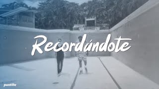 Leoni Torres x El Micha Recordándote Lyric Video 🎤 [upl. by Markowitz]