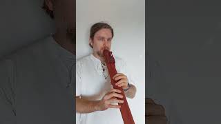 F 432hz Padouk drone flute pourtoi flute artisan music artisans 432hz fantasy artisanal [upl. by Aihsinyt]