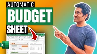 How to make a Budget spreadsheet in Excel quickly with FREE Template [upl. by Chas]