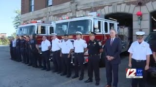 City leaders gather at New Bedford fire station [upl. by Adlecirg]