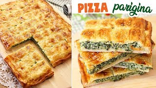 PIZZA PARIGINA RICOTTA E SPINACI  RICETTA FACILE E VELOCE  pronta in 5 minuti [upl. by Recor]