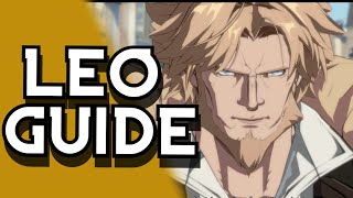 Leo Whitefang Beginner Guide amp How to Beat Him  Guilty Gear STRIVE [upl. by Aynotan]