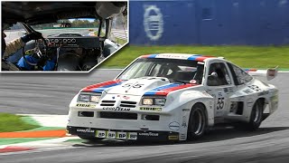 A Monza in Monza Chevrolet Monza IMSA w Nascar Sounding V8 Engine  OnBoard [upl. by Celie]