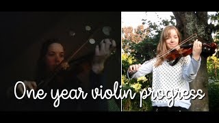 Adult beginner violinist • 1 year violin progress [upl. by Lav710]