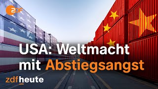 Amerikas Angst vor dem Abstieg – die Rivalen China versus USA Teil 2 I auslandsjournal [upl. by Malinin]