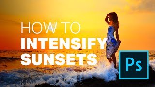 Quick Tip How to INTENSIFY Sunset Photos in PHOTOSHOP ONE Layer Only [upl. by Aan650]