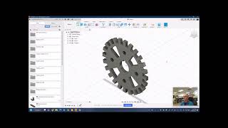 How to draw a gear in Fusion 360 Part 10 [upl. by Lavoie]