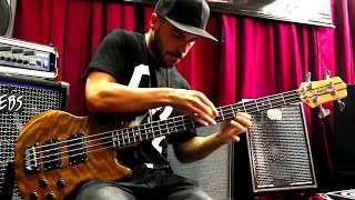 Miki Santamaria slapping a Wal Mark 1 bass with TAB  Extreme Slap amp Tapping Solo [upl. by Merchant222]