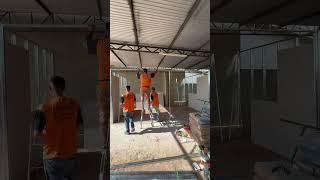 Como fazer Divisoria de acartonado arquitetura gessodecorativo gessodrywall gessoacartonado [upl. by Ile]