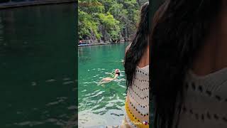 Kayangan Lake Coron Palawan coronpalawan kayanganlake travel islandhoping palawanisland [upl. by Yarvis]