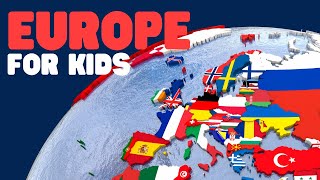 Europe for Kids  Learn interesting facts and History about the European Continent [upl. by Dyane441]