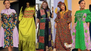 🔥🔥Très joli modèle de robe en pagne d’Ankara stylesrobe ronde africaine [upl. by Mayberry]