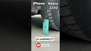 iPhone 11 vs Nokia 3310 car Test 🚀 Who’s the Real King shortsviralvideo [upl. by Hatfield]