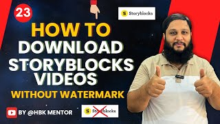 How to Download Storyblocks videos without watermark [upl. by Athey195]