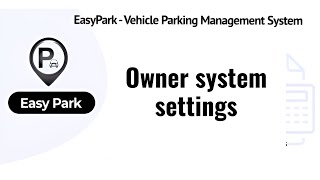 Laravel amp Mysql  Vehicle Parking Management System  Owner system settings php laravel mysql [upl. by Cecily]