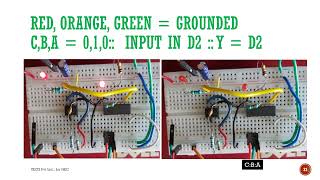 Basic digital electronicsLearning in a hobby way Part106  Working amp application of 74151 IC MUX [upl. by Rasla]