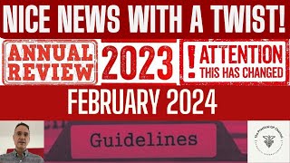 NICE News with a twist  February 2024 [upl. by Bostow595]