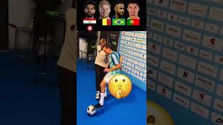 Ronaldo VS Neymar VS Salah VS De Bruyne  Againsts Freestyler😬 [upl. by Torry772]