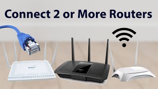 Paano iConnect ang 2 or More Routers on One Network [upl. by Wini]