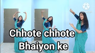 chhote chhote bhaiyon ke bade bhaiya  dance cover  youtube  N Kumari  trending [upl. by Pack]