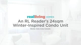 RL Home Tour An RL Readers 24sqm WinterInspired Condo Unit [upl. by Markus906]